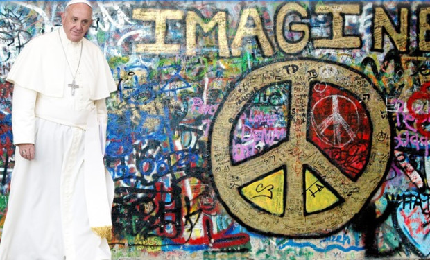 La preghiera del papa, l'utopia di John Lennon
